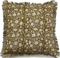 Malini Jamila Olive Cushion