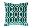 Paul Moneypenny Small OfftheRails Teal Cushion