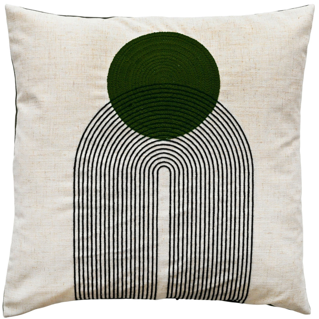 Malini Saloni Olive Cushion