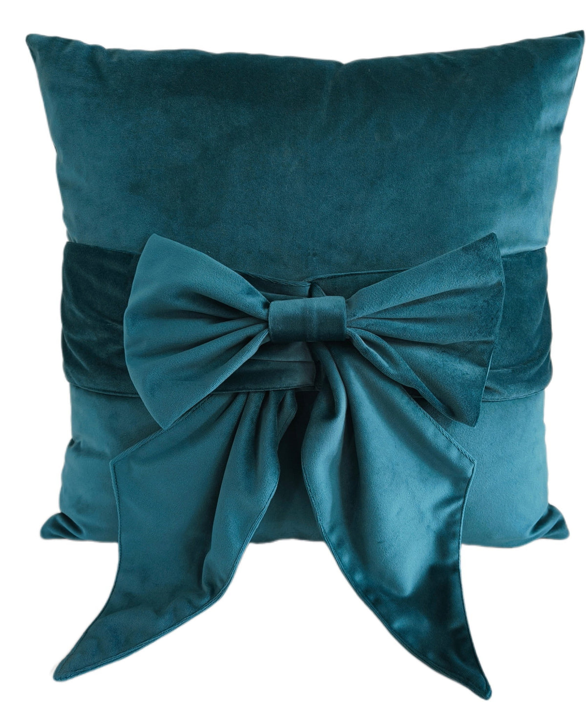 Paul Moneypenny Tiedup Teal Cushion