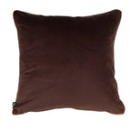 Paul Moneypenny Twofaced Choc And Taupe Large Cushion