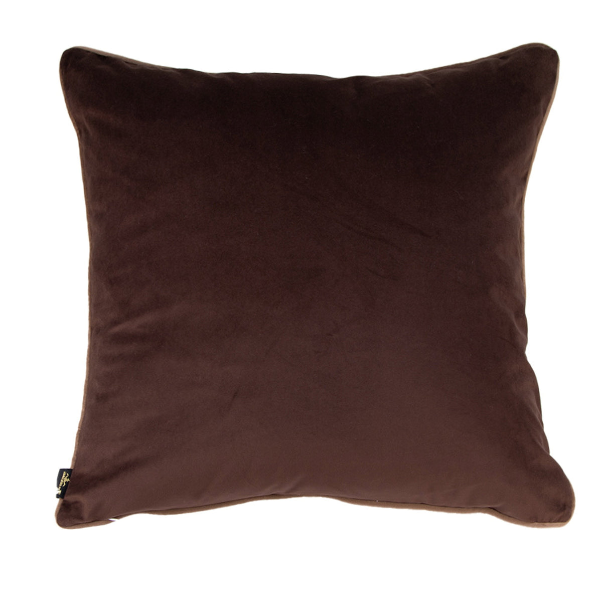 Paul Moneypenny Twofaced Choc And Taupe Large Cushion
