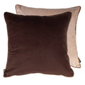 Paul Moneypenny Twofaced Choc And Taupe Cushion