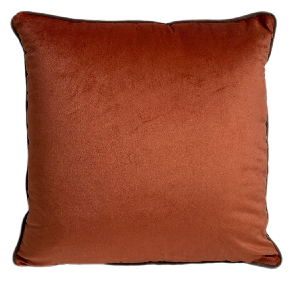 Paul Moneypenny Twofaced Orange/Choc Cushion