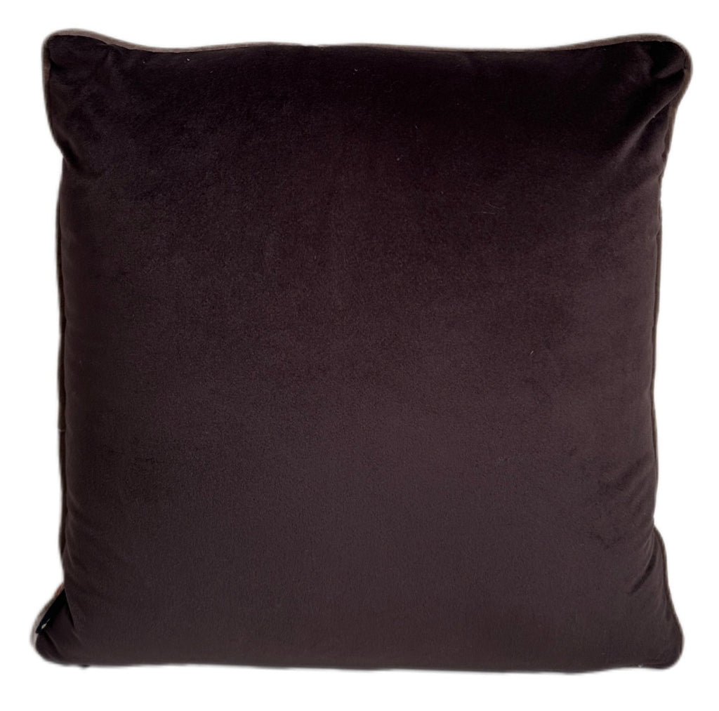 Paul Moneypenny Twofaced Orange/Choc Cushion