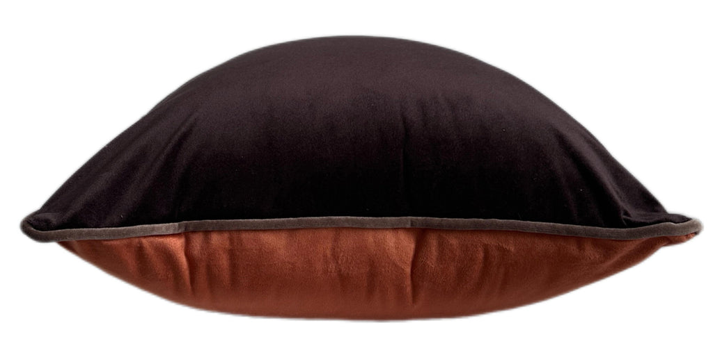 Paul Moneypenny Twofaced Orange/Choc Cushion