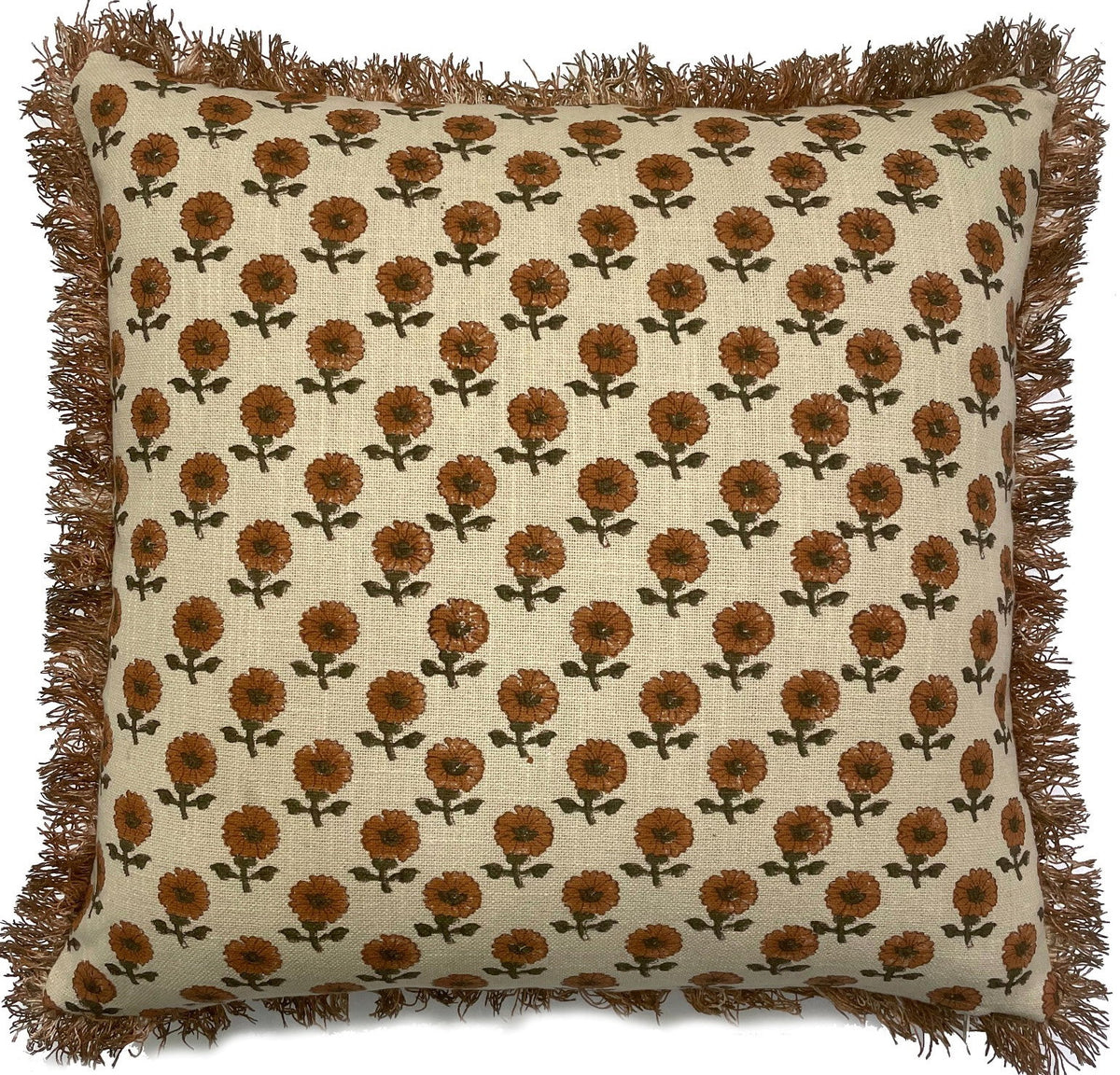 Malini Vireya Orange Cushion