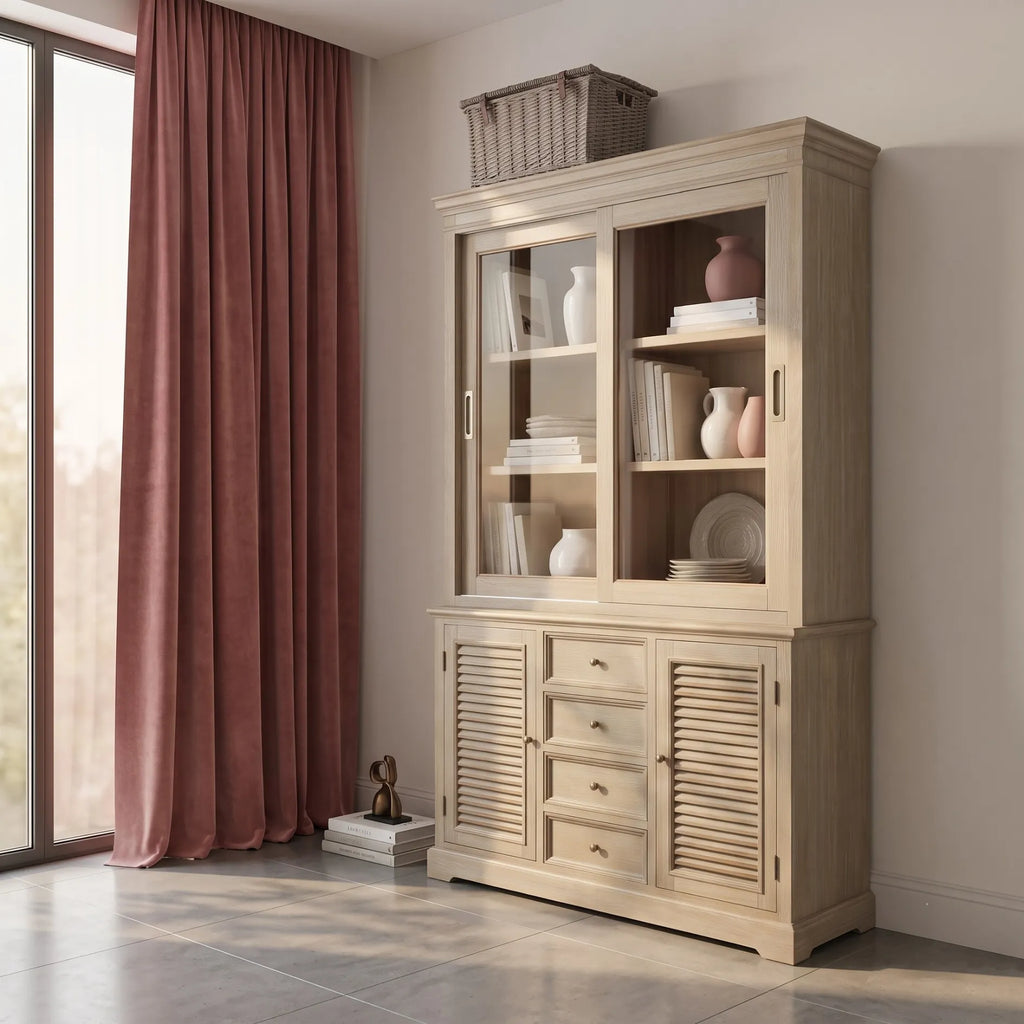 Delphine Sliding Glass Dresser Top