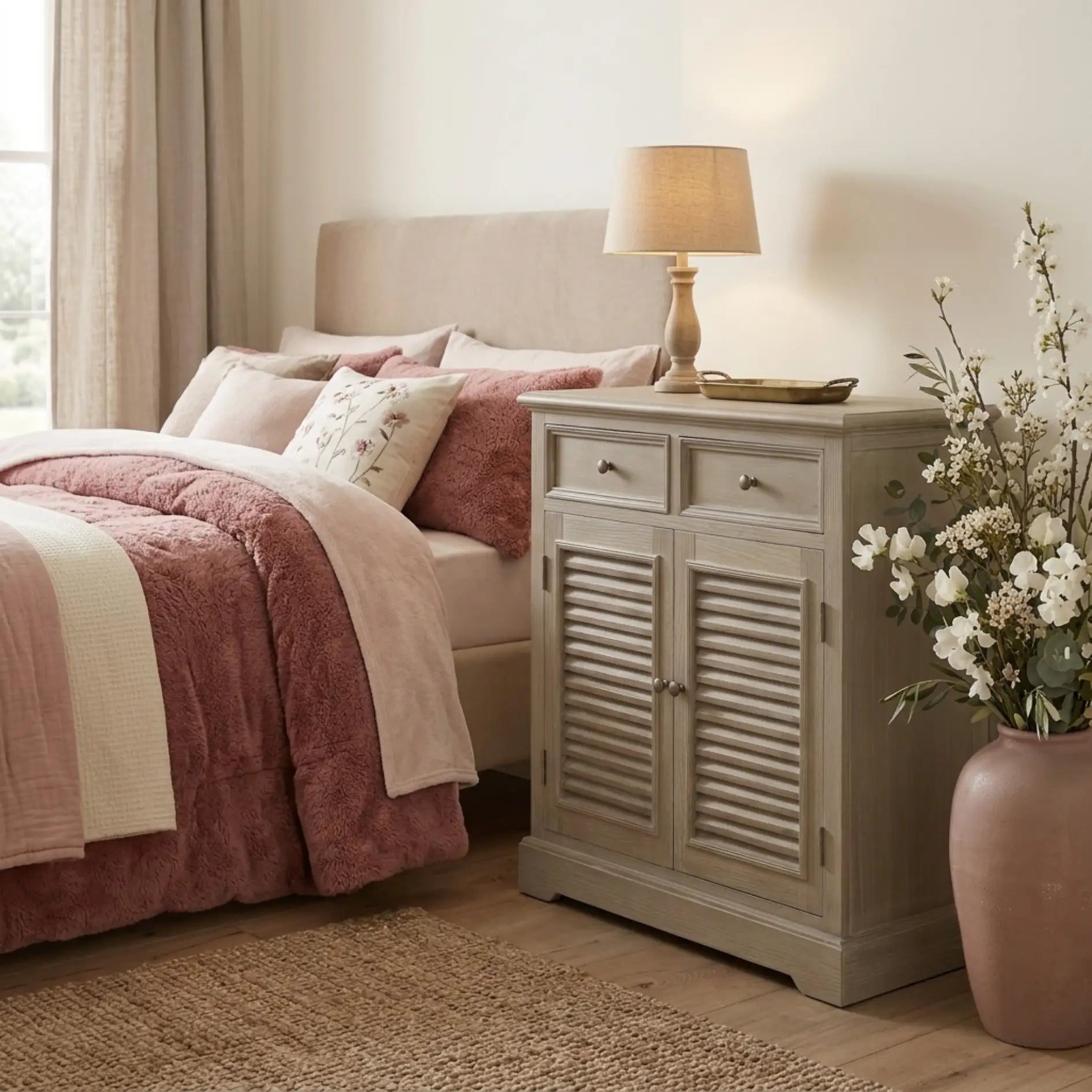 Delphine 2 Drawer 2 Door Chest
