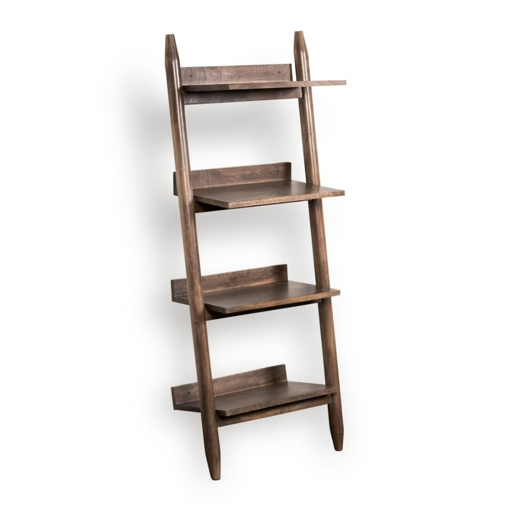 Scandi Mango Wood Ladder Wall Unit 50cm