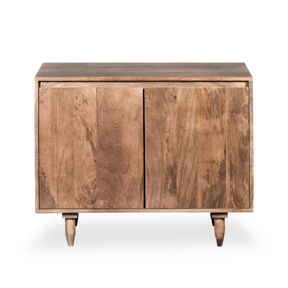 Scandi Mango Wood Sideboard 85cm