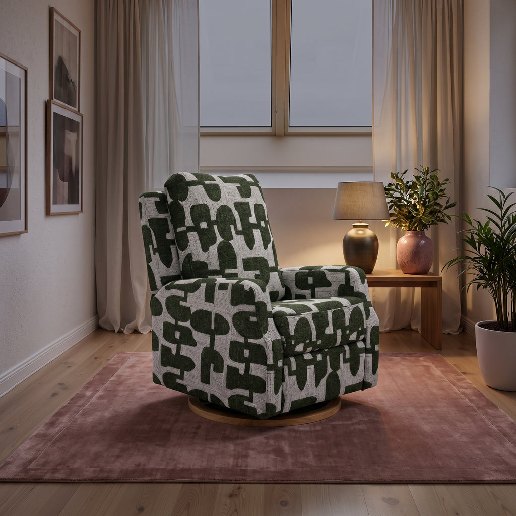 Seville Electric Reclining Chair Green