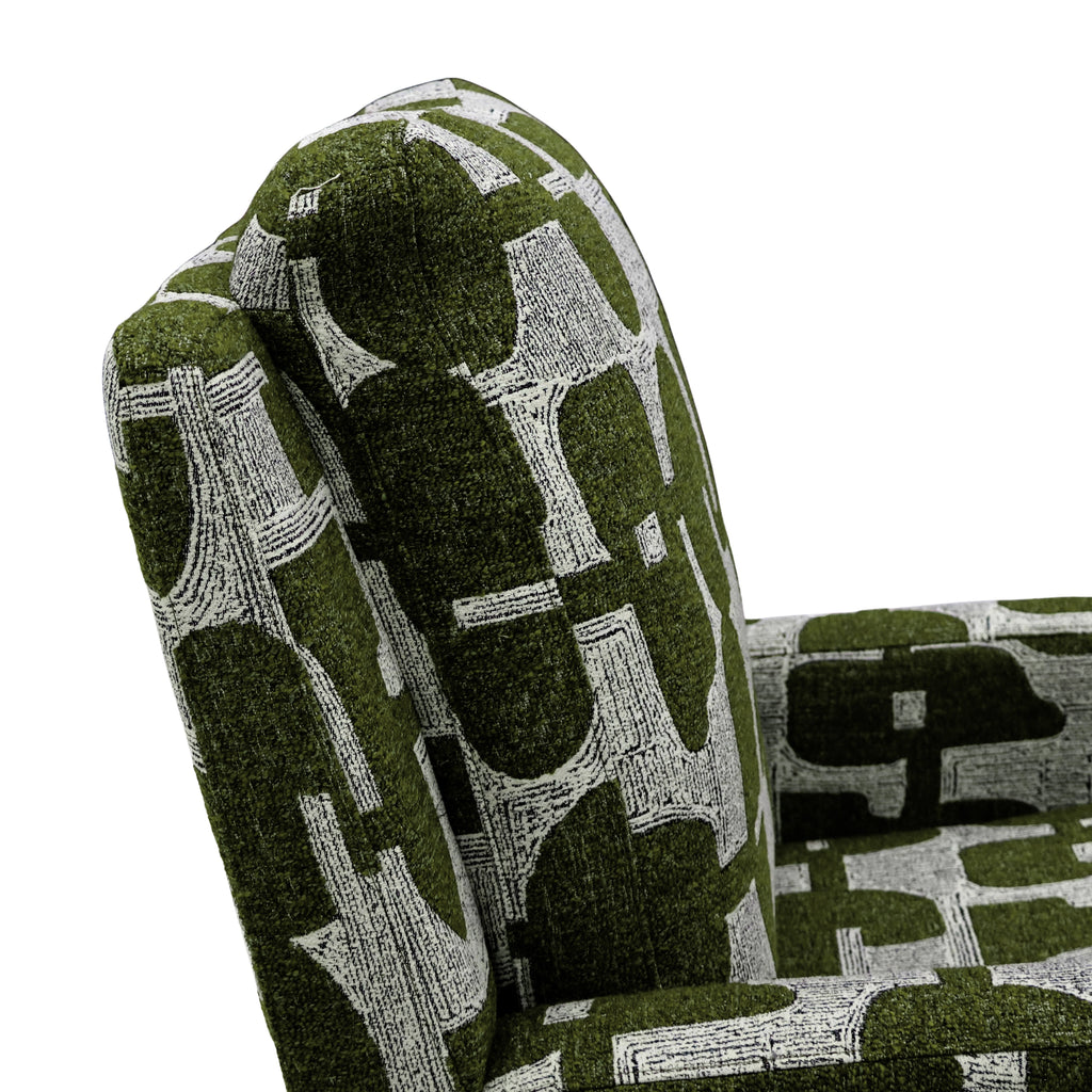 Seville Electric Reclining Chair Green