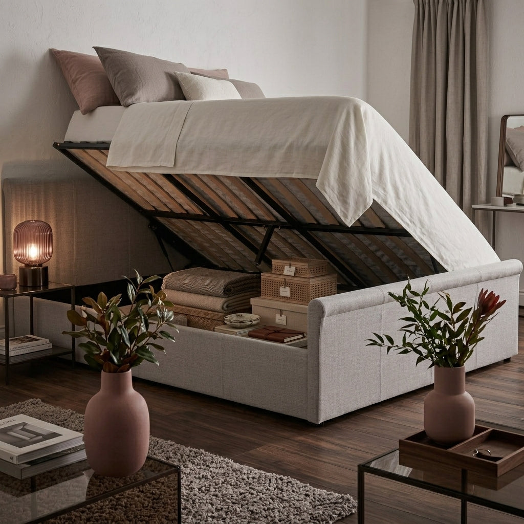 Stratus Small Double Ottoman Bed
