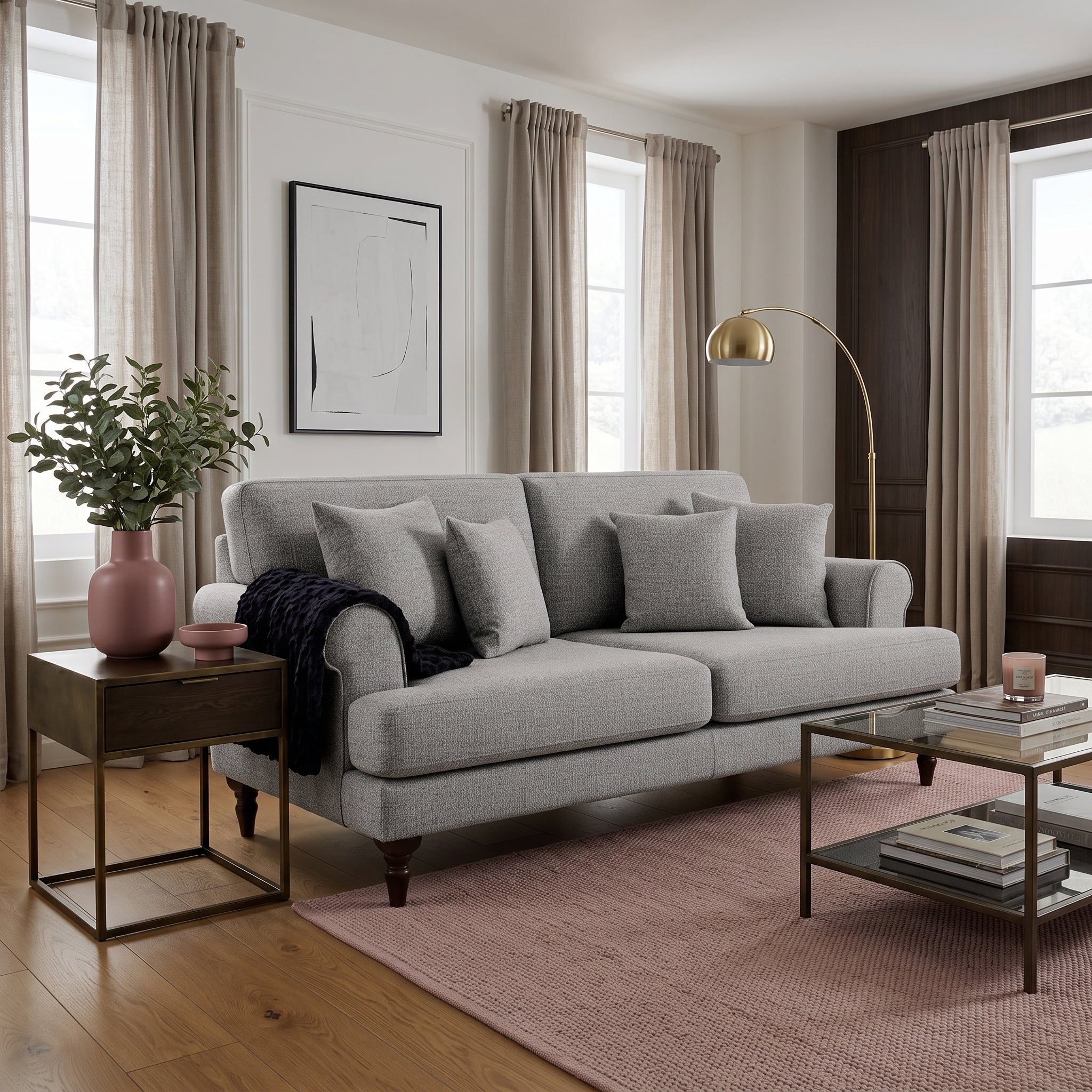 Summer Sofa Legacy Grey 3 Seater