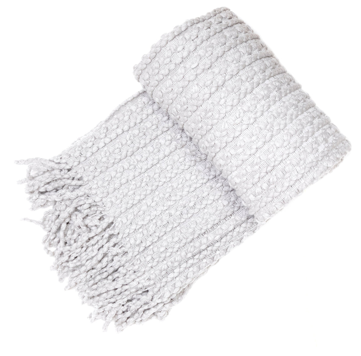 Malini Brixton Grey Throw