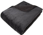Malini Cosy Black Throw