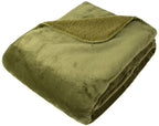 Malini Cosy Olive Throw
