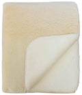 Malini Pembroke Faux Fur Throw in Natural