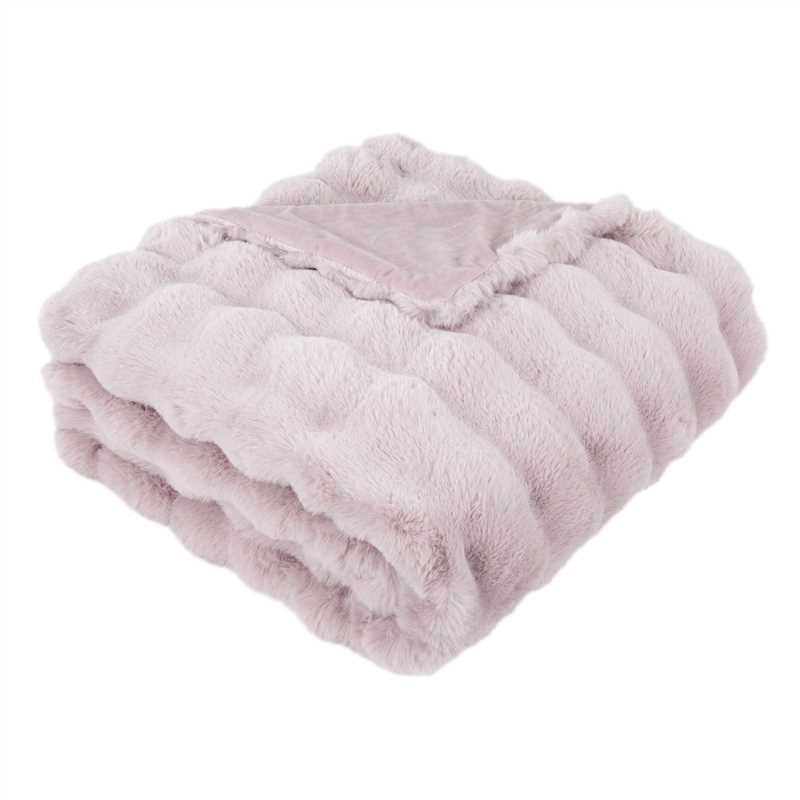 Malini Raffles Baby Pink Throw