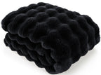 Malini Raffles Black Throw