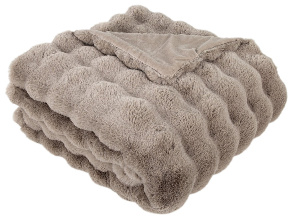Malini Raffles Taupe Throw
