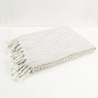 Malini Raindrops Silver Throw