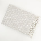 Malini Raindrops Silver Throw
