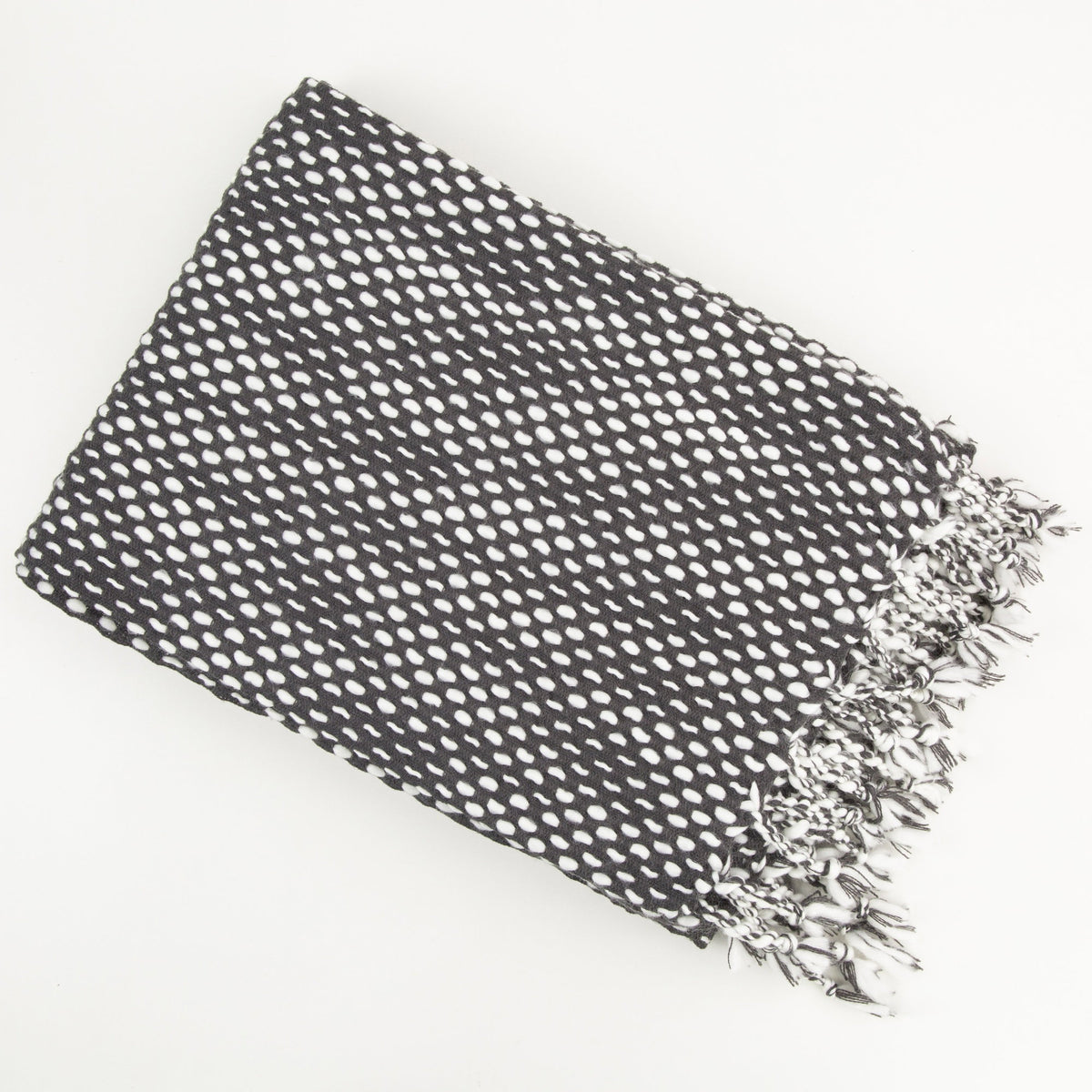 Malini Raindrops Slate Throw