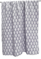 Malini Samira Grey Throw