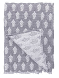 Malini Samira Grey Throw