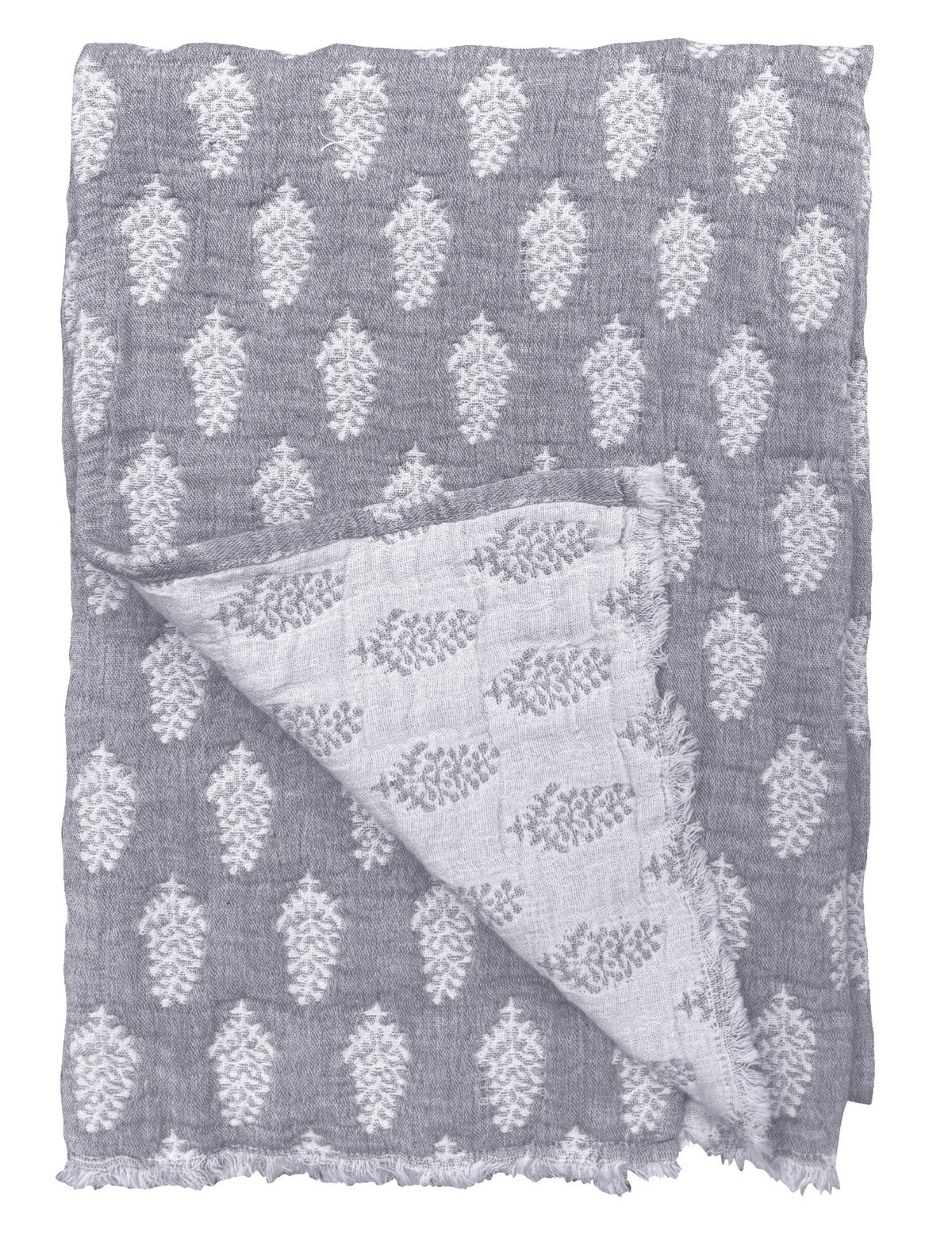 Malini Samira Grey Throw