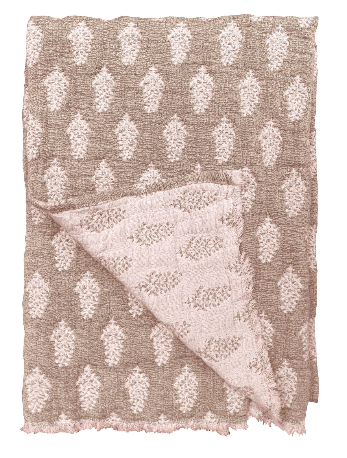 Malini Samira Rust Throw