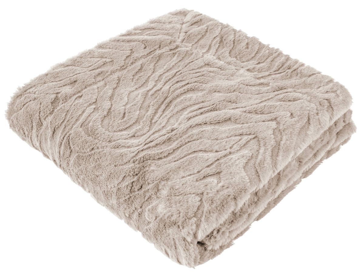 Paul Moneypenny Ziggy Taupe Throw