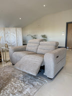 Tokyo Electric Recliner Beige 2 Seater