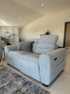 Tokyo Electric Recliner Grey 2 Seater