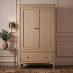 Toulon 2 Door 1 Drawer Wardrobe With Mirror