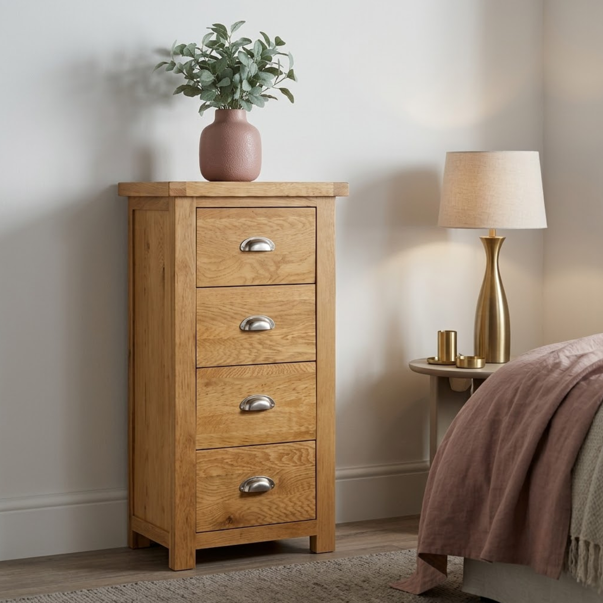 Woburn 4 Drawer Narrow Chest