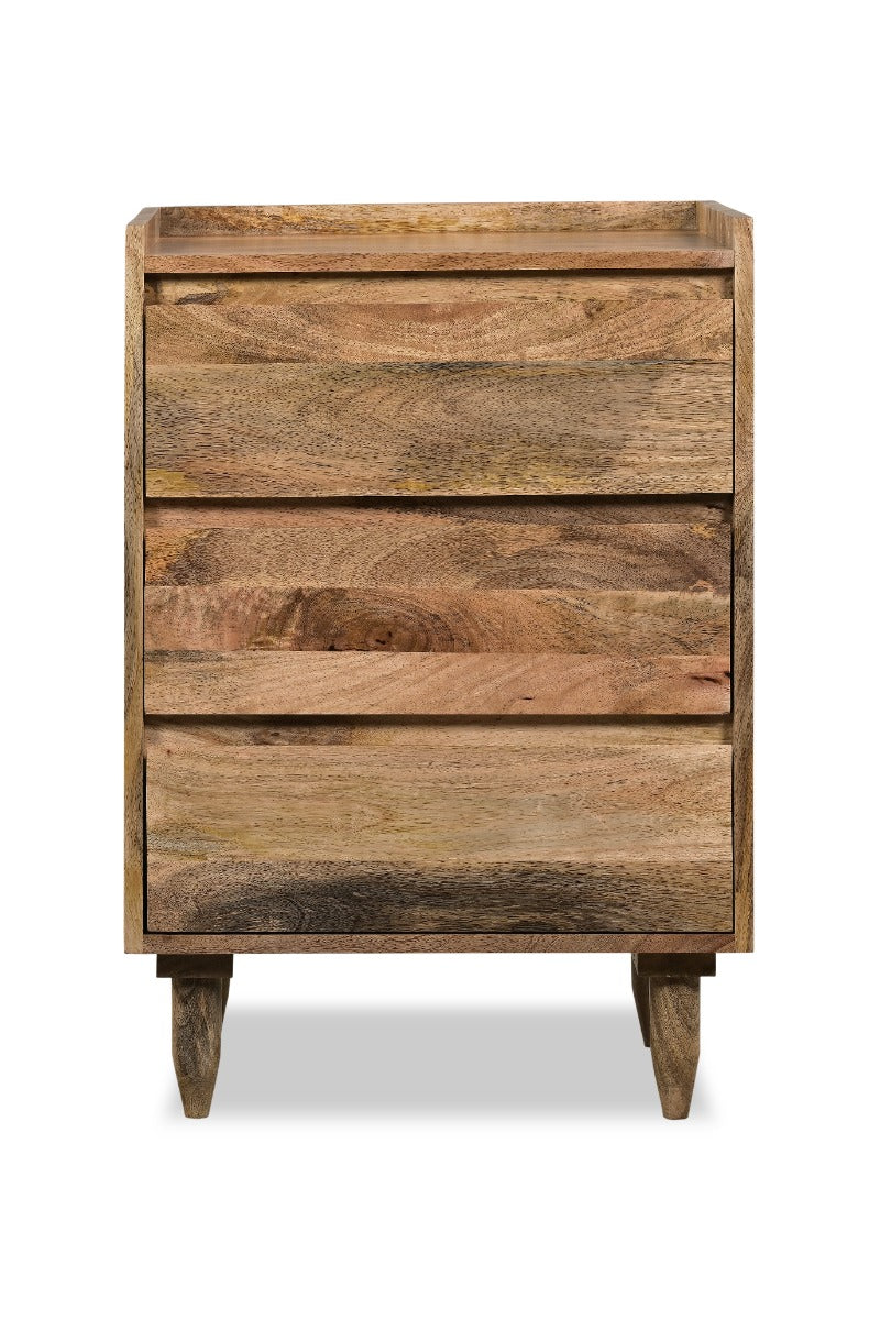Scandi Mango Wood Chest of Drawers, 50cm