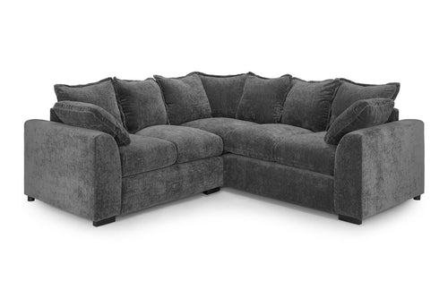 Beehive Colbee Fabric Large Corner Sofa 210cm in Grey