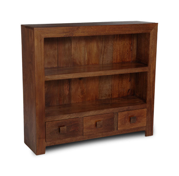 Dakota Low Bookcase, 110cm