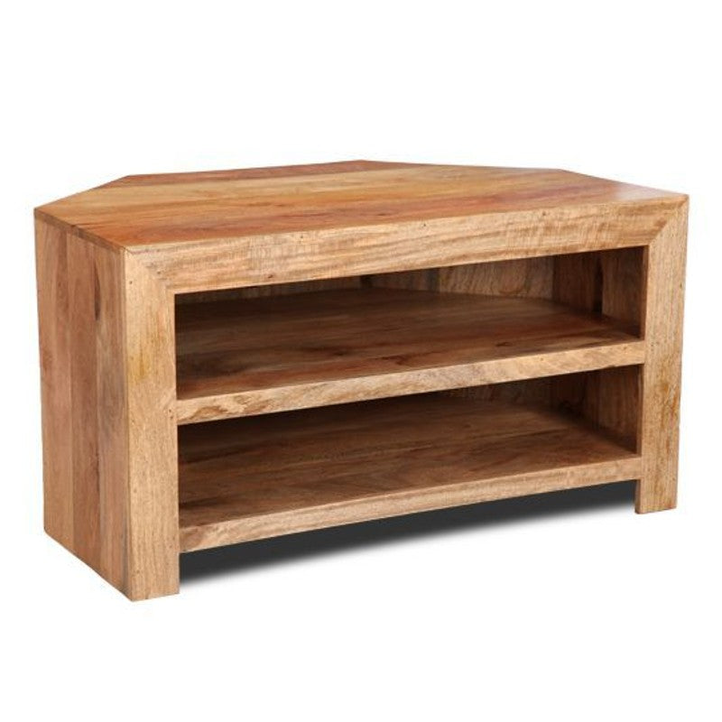 Dakota 2 Shelf Corner TV Unit, 100cm