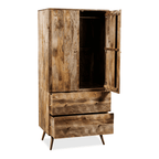 Geo Mango 85cm Wardrobe