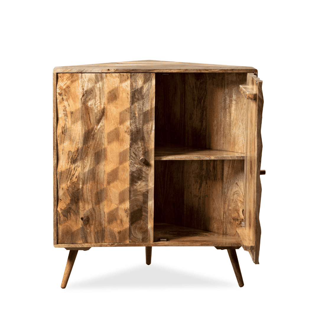Geo Mango 90cm Corner Sideboard