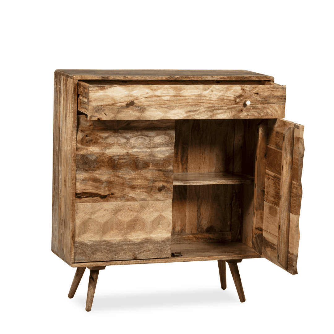 Geo Mango 90cm Slim Sideboard