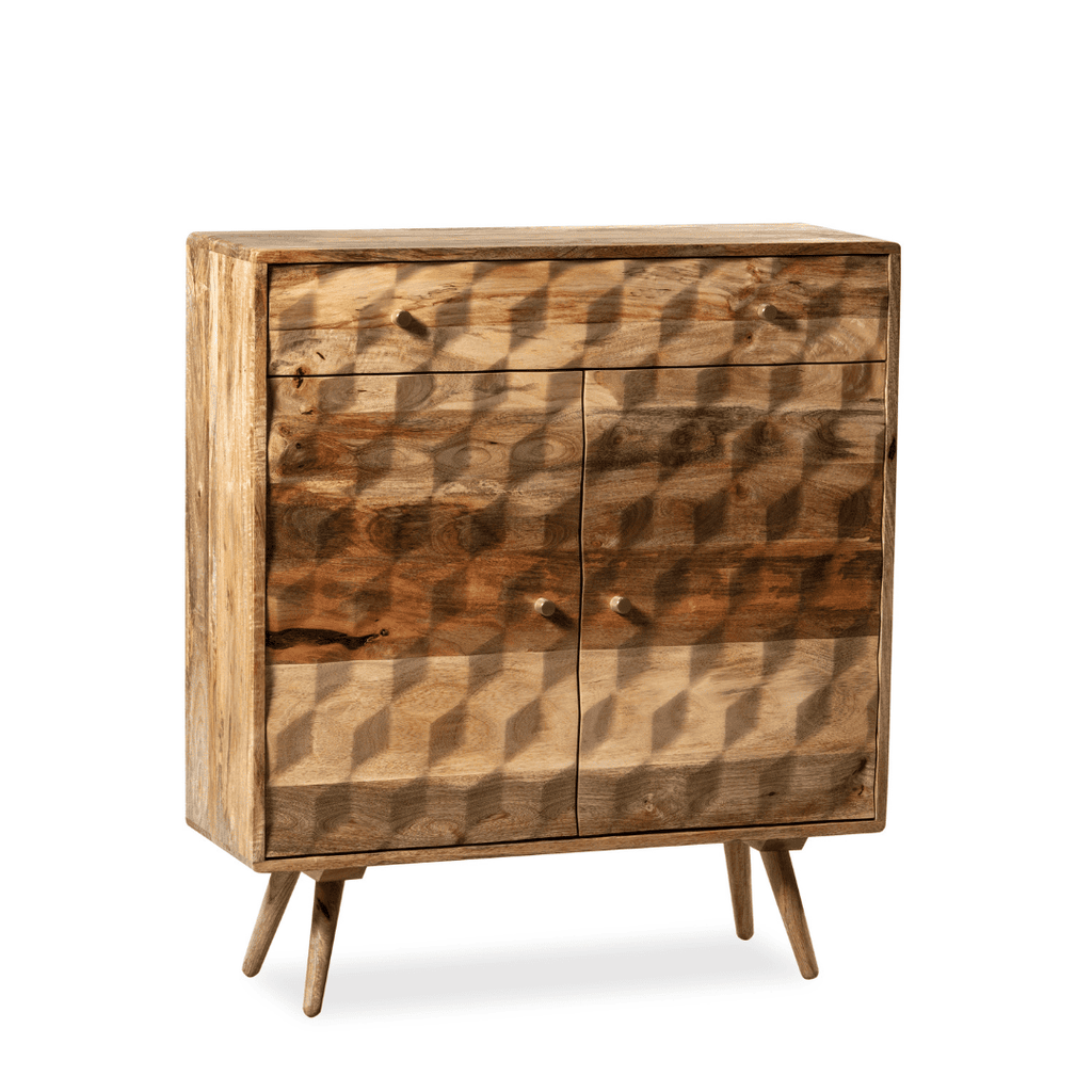 Geo Mango 90cm Slim Sideboard