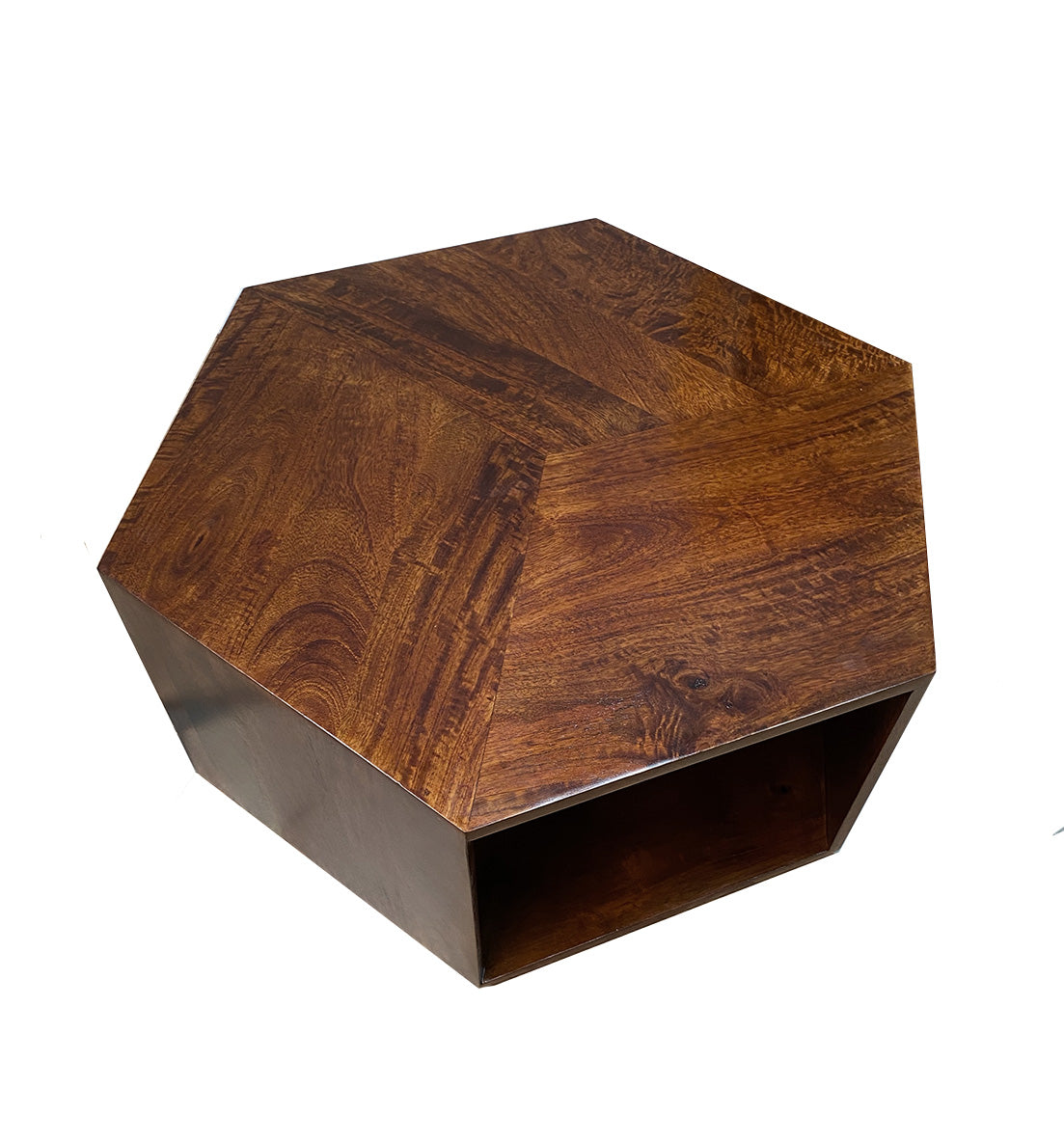 Geo Mango Hexagon Coffee Table