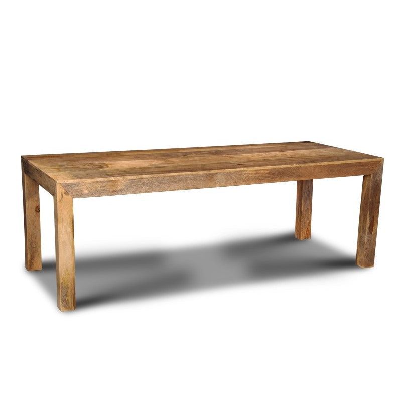 Light Mango Wood Dining Table, 220cm