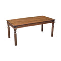 Jali Mango Wood Dining Table, Honey, 180cm