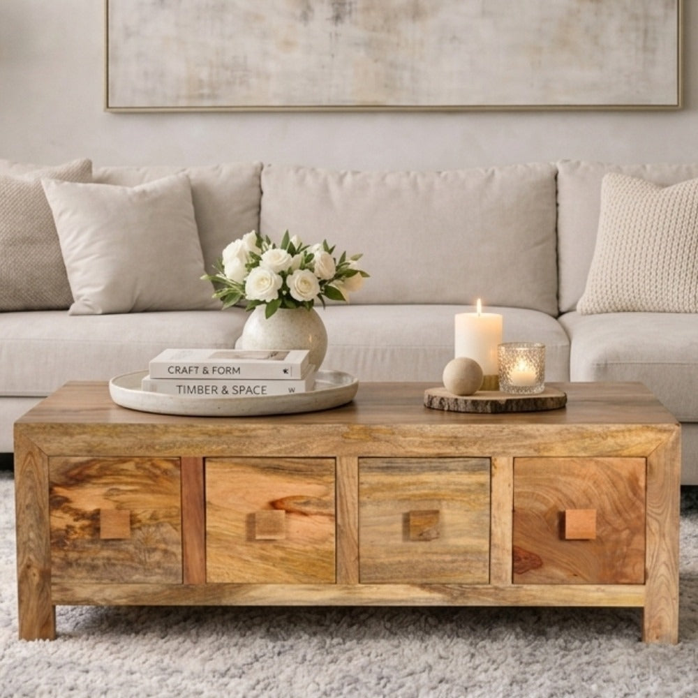 Dakota Trunk Coffee Table, 122cm